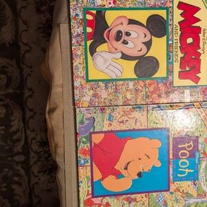 Disney Mickey and Pooh, Nemo Monsters Inc, Wall E search And Find picture books